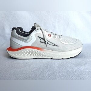 Altra White and Orange Athletic Shoes